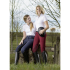 Riding leggings -Starlight- silicone knee patch Black
